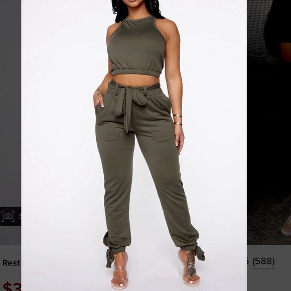 Fashion Nova Pants - NWT Casual Matching Pant Set